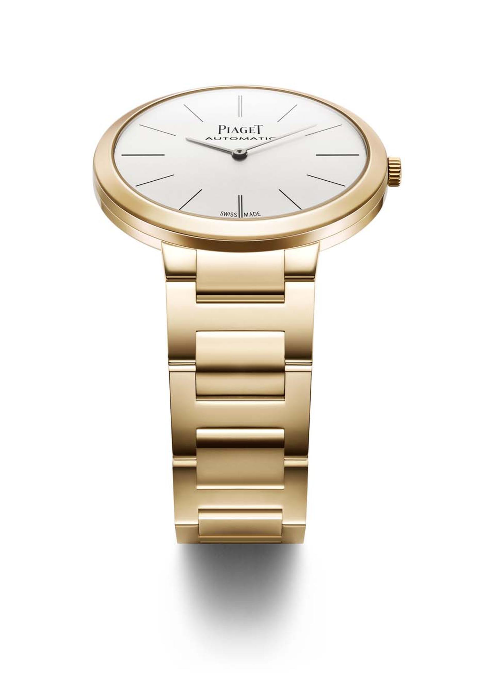Altiplano ultra thin watch with rose gold bracelet Piaget The